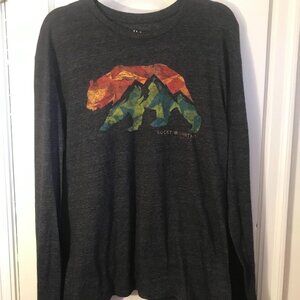 Made in USA Rocky Mountain Nat'l Park longsleve, sz L